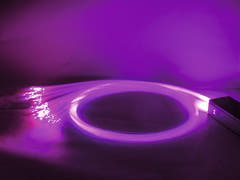 EUROLITE FIB-450 Lampe à fibres LED RGB DMX