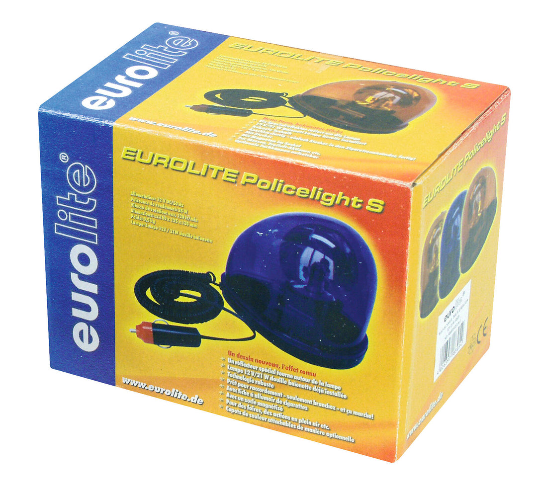 EUROLITE Gyrophare de police STA-1221 bleu 12V/21W