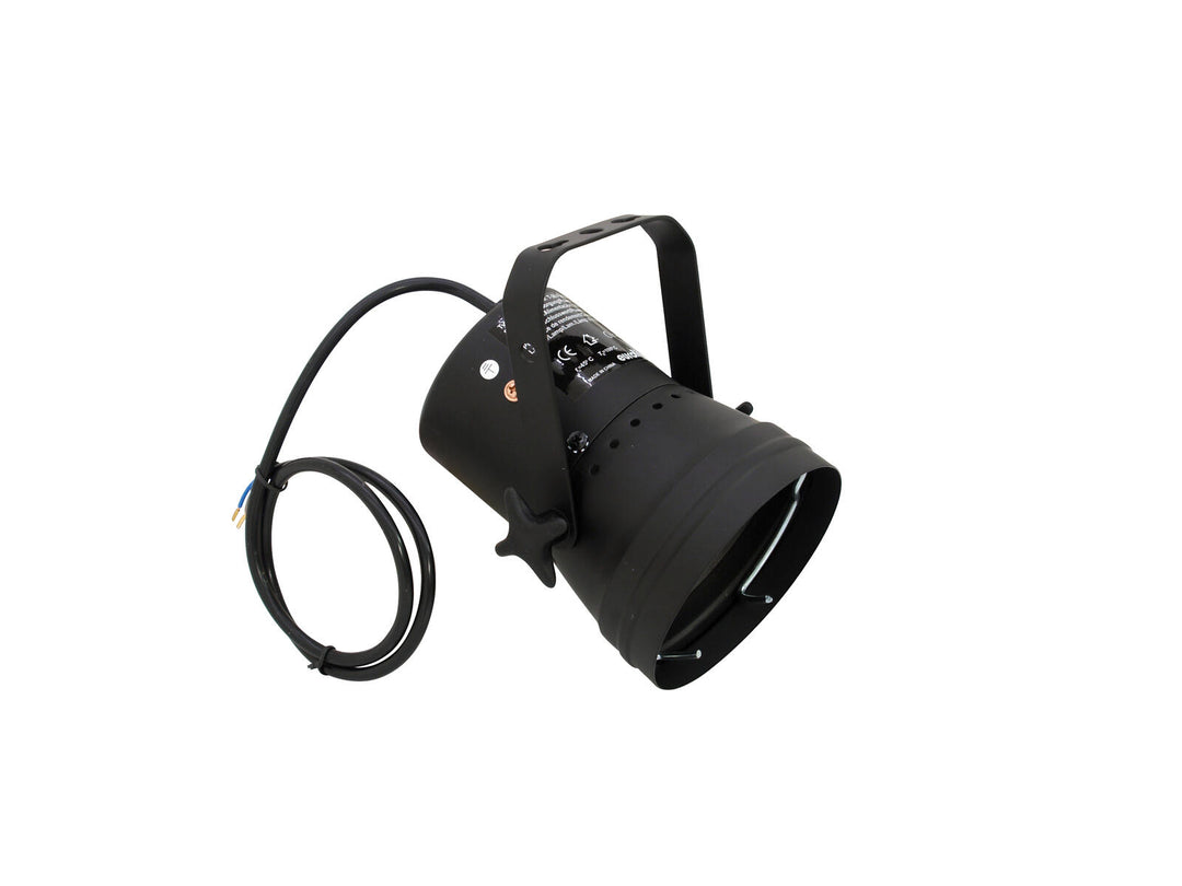 EUROLITE T-36 Pinspot avec câble, noir