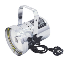 Pinspot EUROLITE T-36 avec fiche, argenté