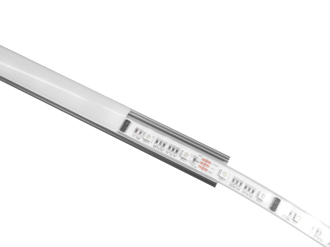 EUROLITE Profilé en U 20mm pour bande LED argenté 2m