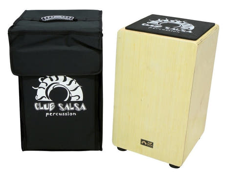 GEWA Club Salsa cajon en bouleau avec façade en bouleau