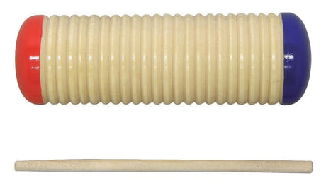 GEWA Club Salsa guiro et shaker en un, bois, 14 cm