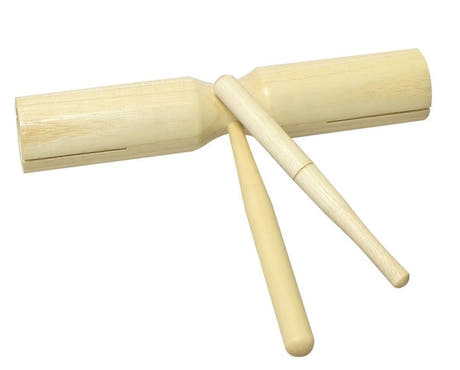 GEWA Club Salsa tube drum en bois avec mailloche, boîte