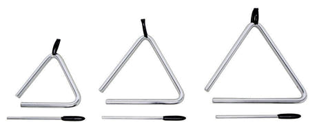 GEWA Club Salsa triangles 5" avec support et batteur