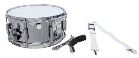 Basix grosse caisse de marche 14" x 6,5" avec coque métallique et support de genou