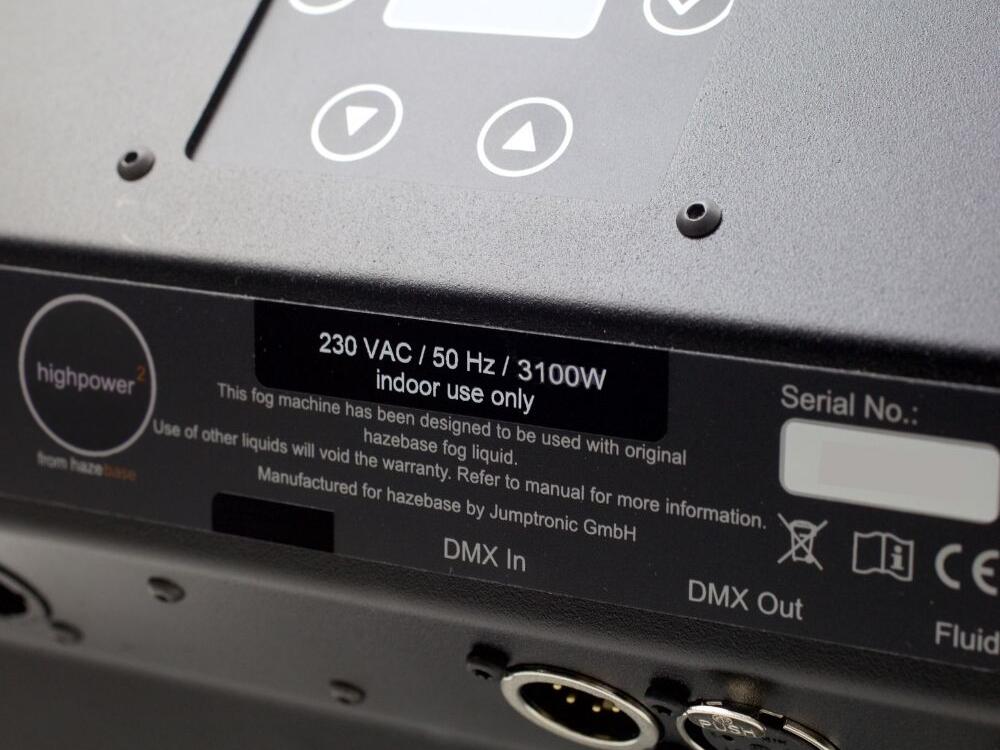HAZEBASE HIGHPOWER² Machine à brouillard de tournée