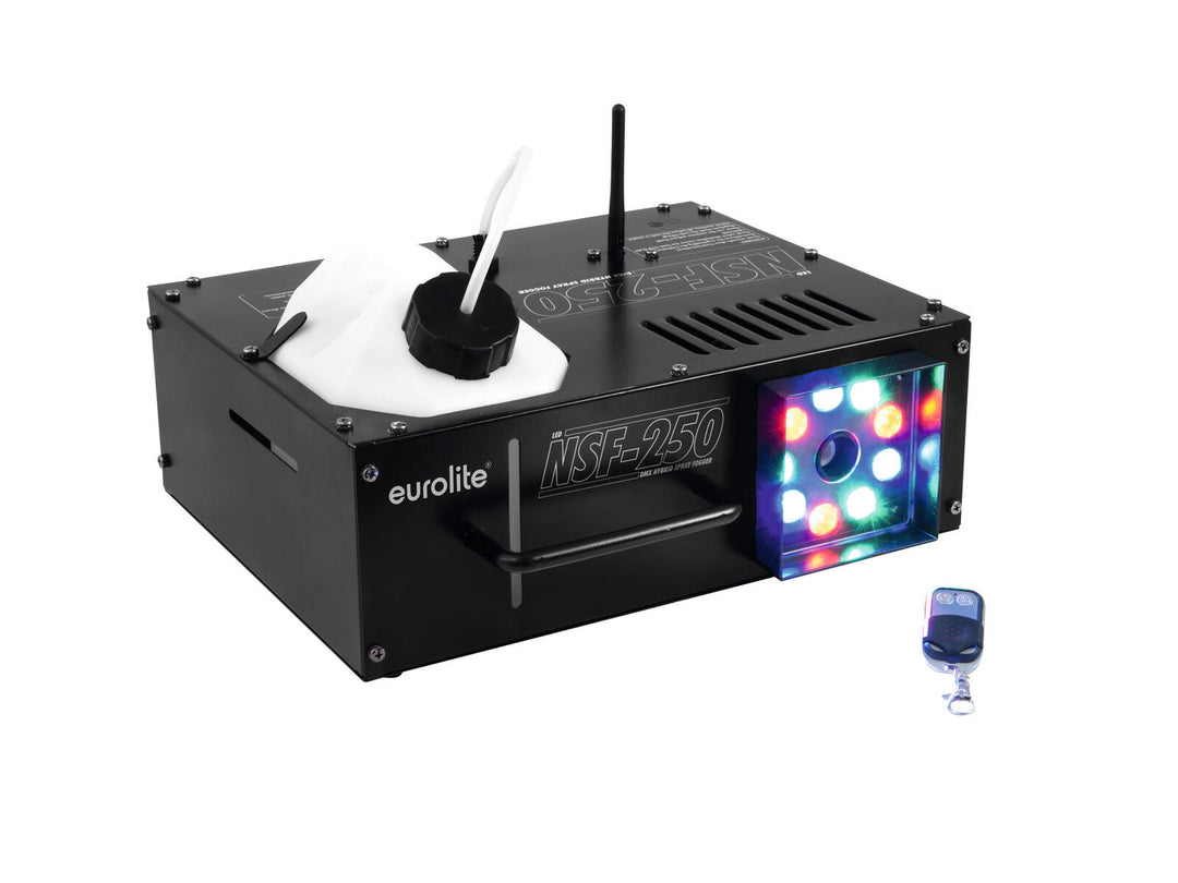EUROLITE Set NSF-250 + Liquide à fumée -DSA- 5l