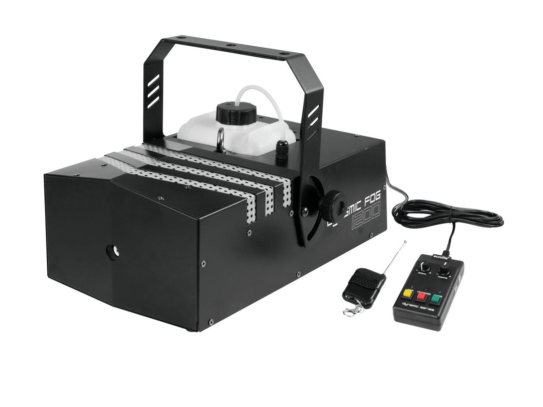 EUROLITE Set de brouillard dynamique 1200 + liquide fumigène -B2D- 5l