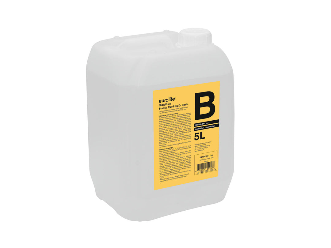 EUROLITE SMOKE FLUID -B2D- Basic, liquide à fumée 5l