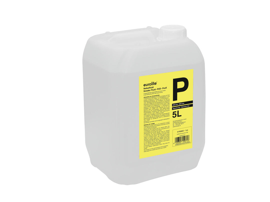EUROLITE SMOKE FLUID -P2D- Professionnel, liquide à fumée 5l