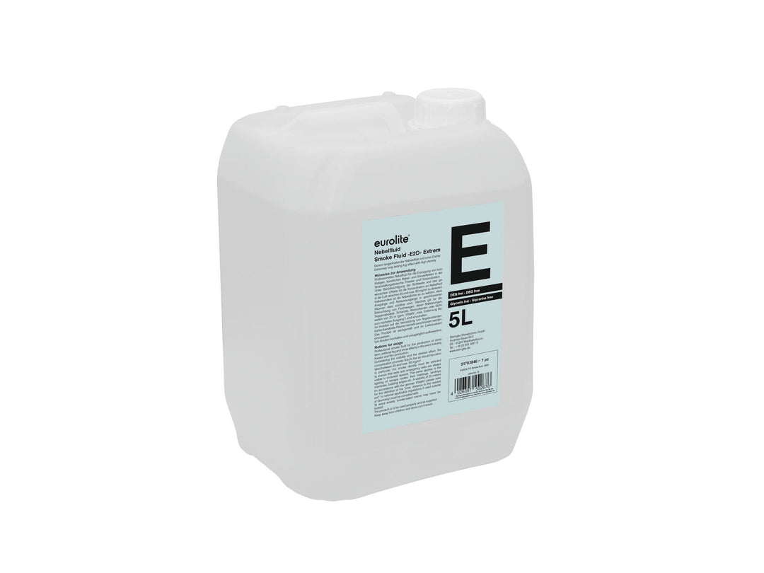EUROLITE SMOKE FLUID -E2D- Extreme, liquide à fumée 5l