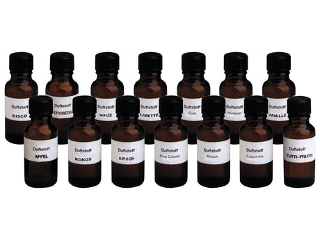 EUROLITE Set de fragrances pour fumée avec 1 de chacune des 14 fragrances