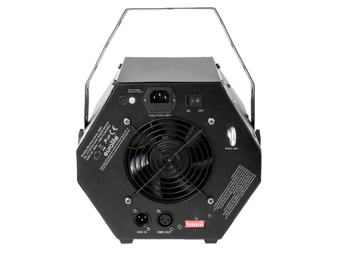 EUROLITE B-100 Machine à bulles noire DMX