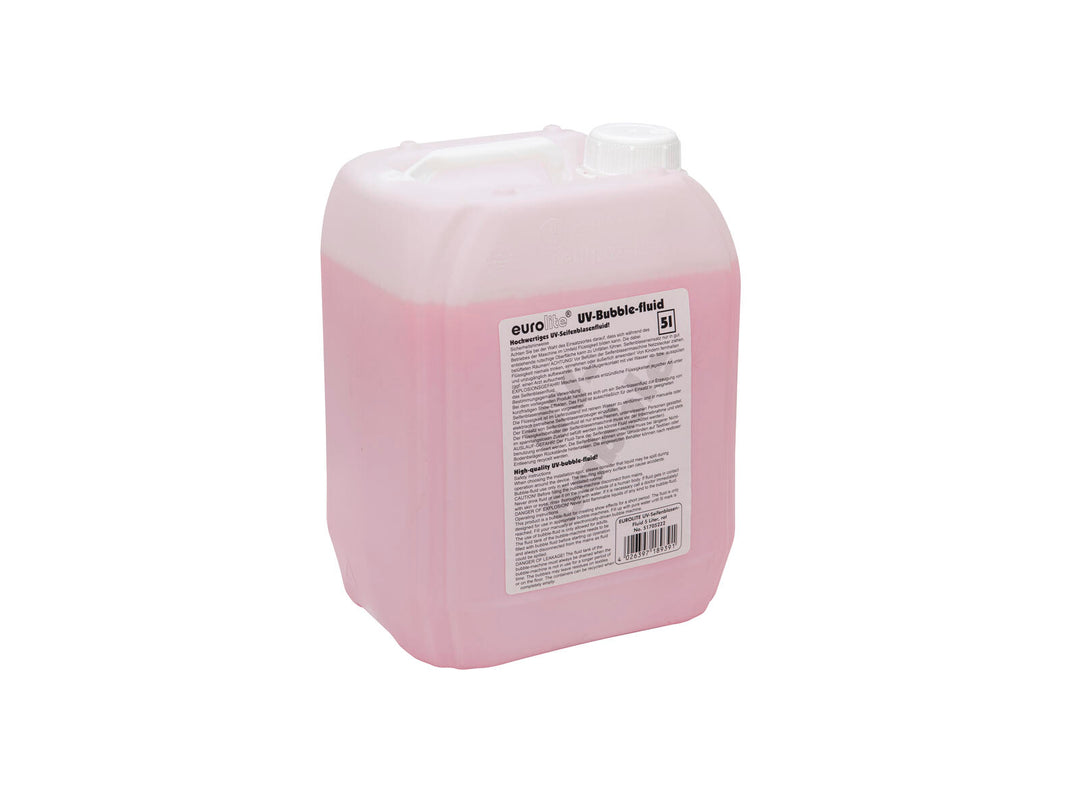 EUROLITE Set 3x UV Bubble Fluid 5l jaune + rouge + bleu