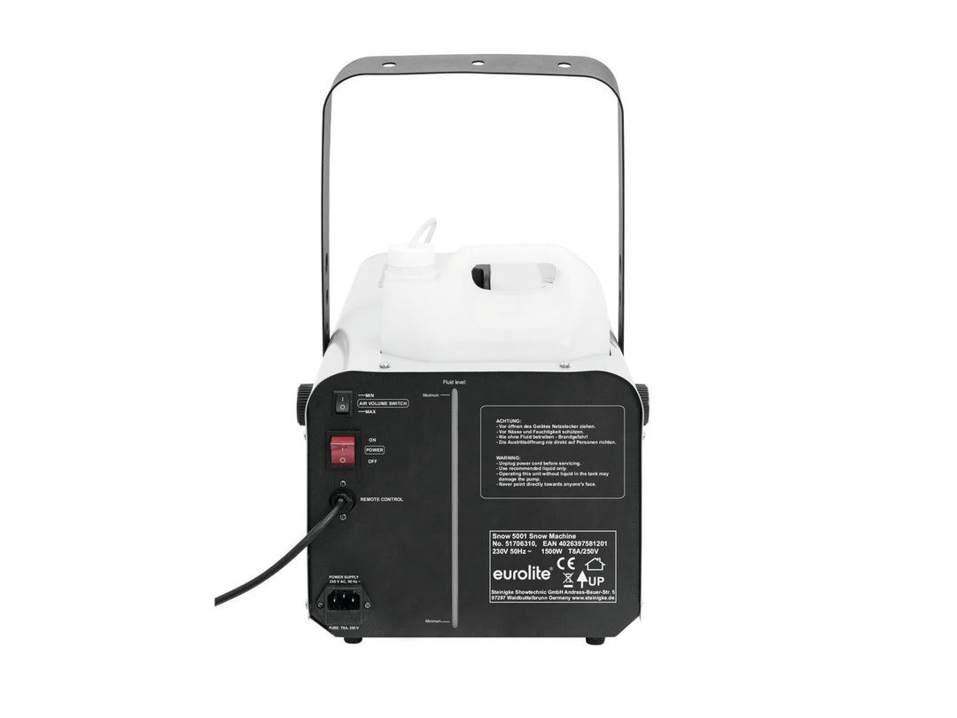 Eurolite Snow 5001 - Machines à Neige (1500W)