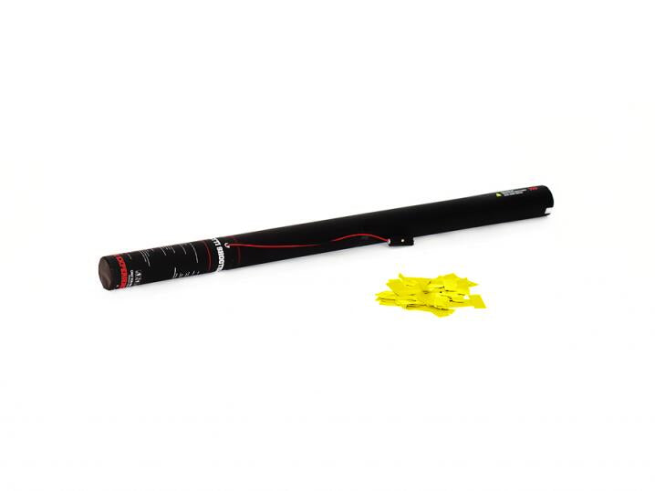 Canon à confettis électrique TCM FX 80cm, jaune