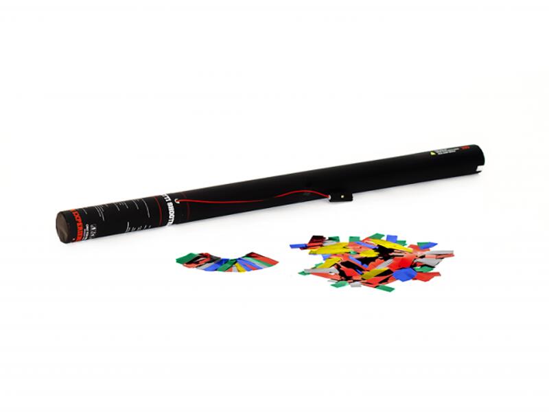 TCM FX Electric Confetti Cannon 80cm, multicolore métallique
