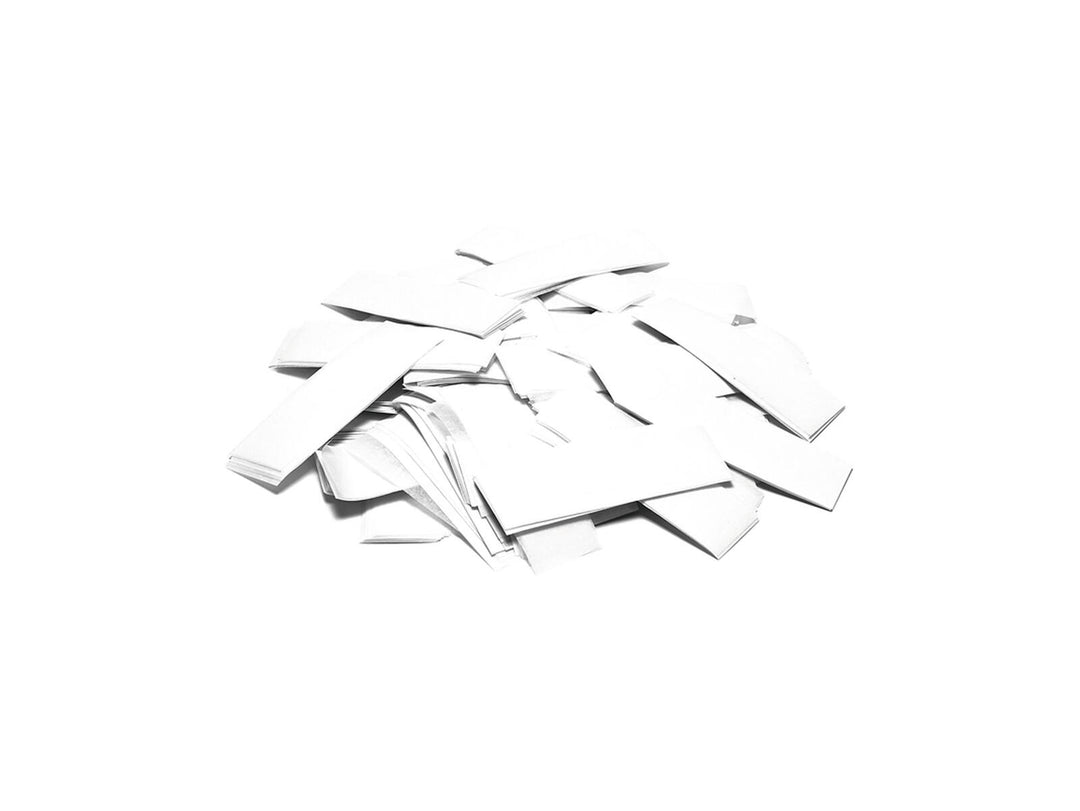 TCM FX Slowfall Confetti rectangulaire 55x18mm, blanc, 1kg