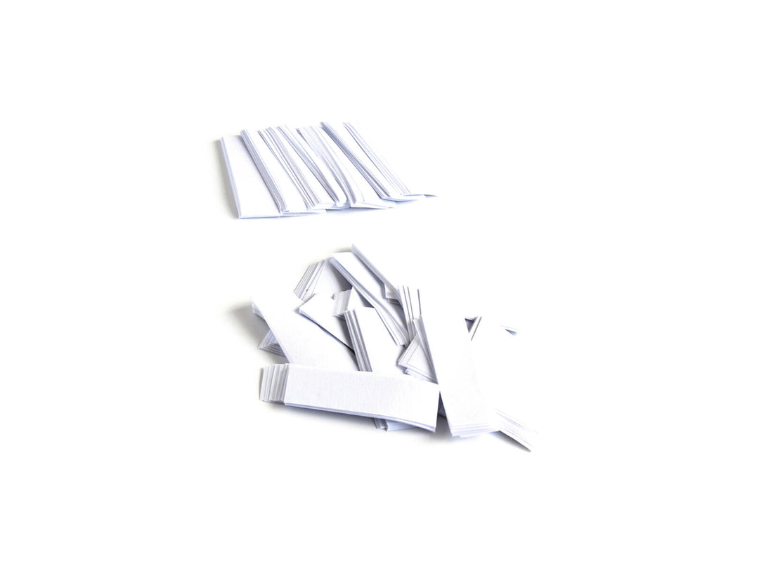 TCM FX Slowfall Confetti rectangulaire 55x18mm, blanc, 1kg
