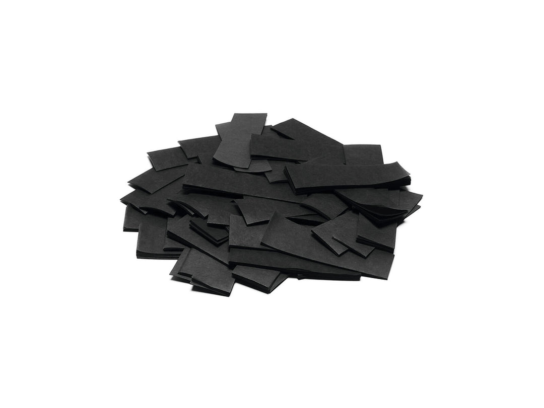 TCM FX Confettis rectangulaires Slowfall 55x18mm, noirs, 1kg