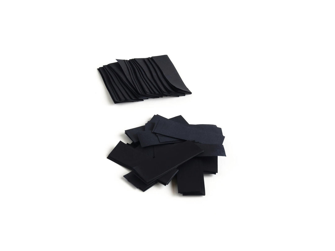 TCM FX Confettis rectangulaires Slowfall 55x18mm, noirs, 1kg