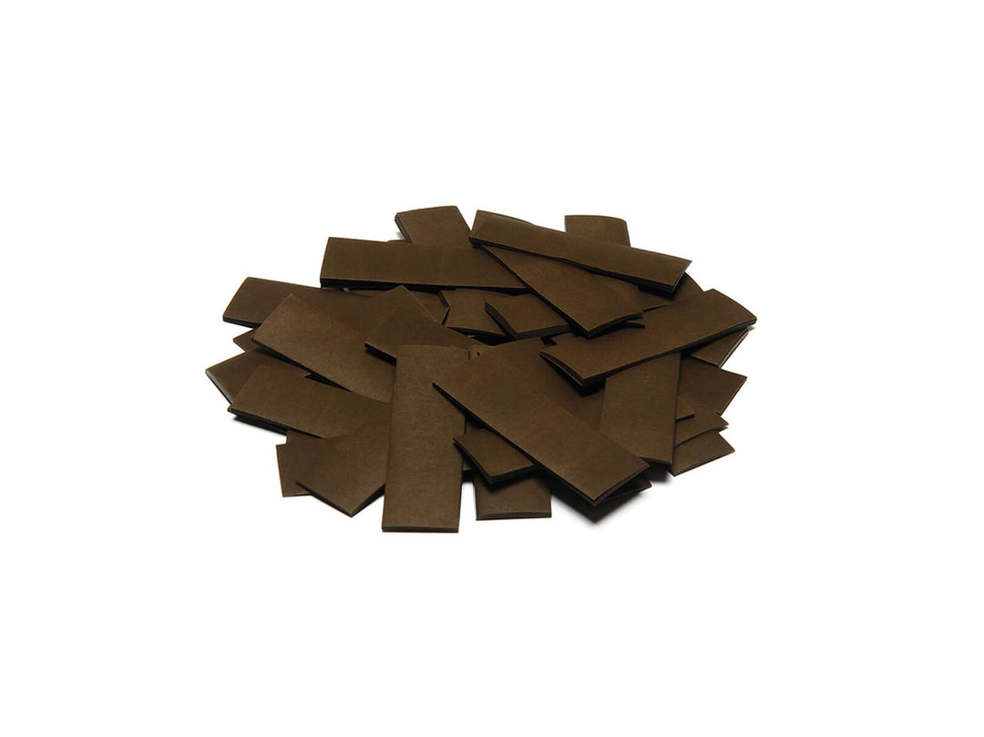 TCM FX Slowfall Confetti rectangulaire 55x18mm, marron, 1kg