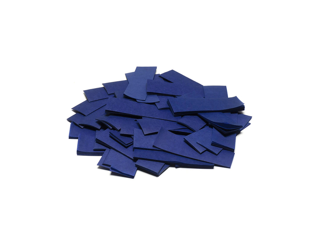 TCM FX Slowfall Confetti rectangulaire 55x18mm, bleu dark, 1kg
