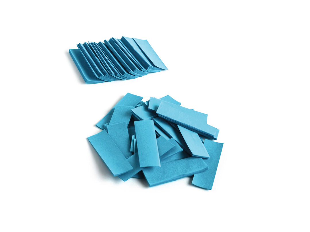 Confettis rectangulaires TCM FX Slowfall 55x18mm, bleu clair, 1kg