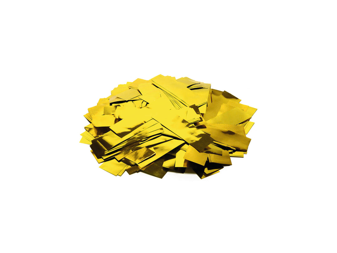 TCM FX Confettis métalliques rectangulaires 55x18mm, dorés, 1kg