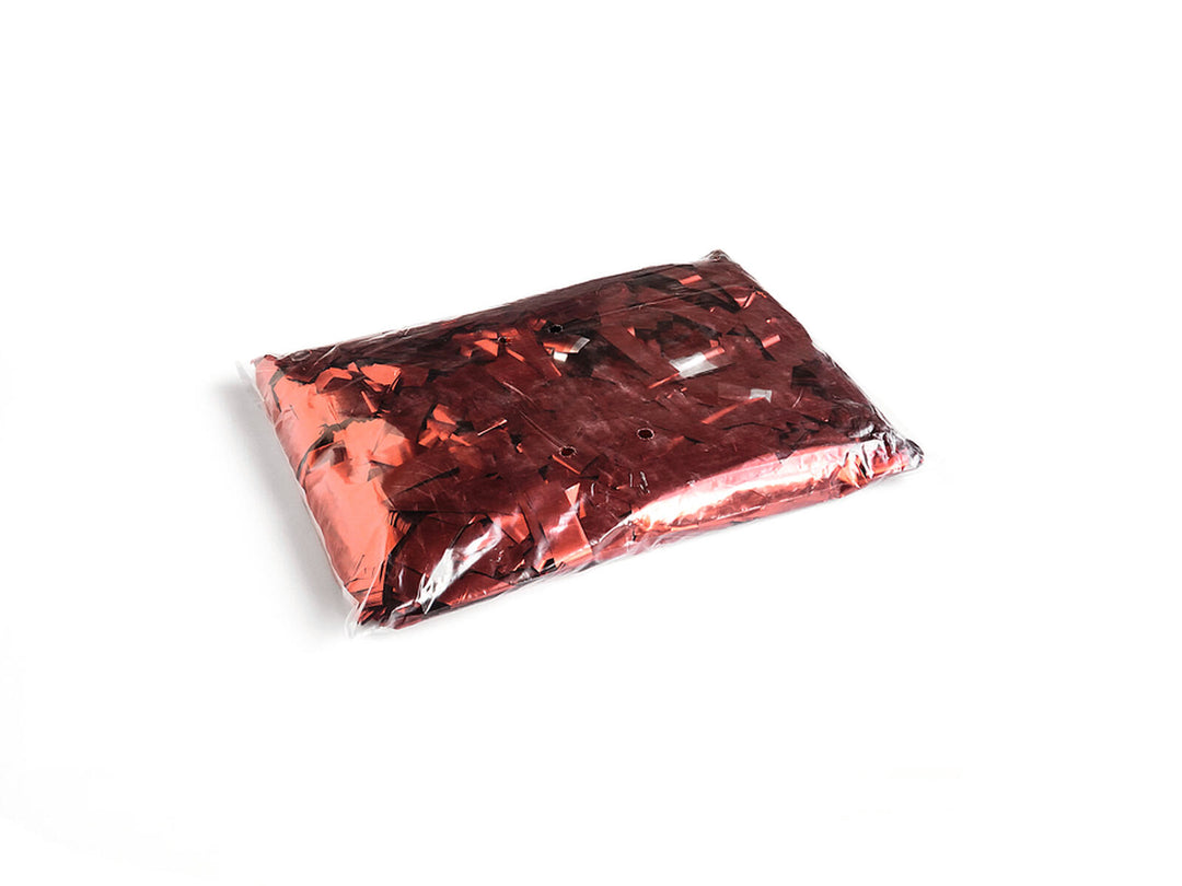 TCM FX Metallic Confetti rectangulaire 55x18mm, rouge, 1kg