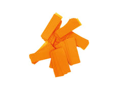 TCM FX Slowfall Confetti Rectangular 55x18mm, orange néon, actif aux UV, 1kg