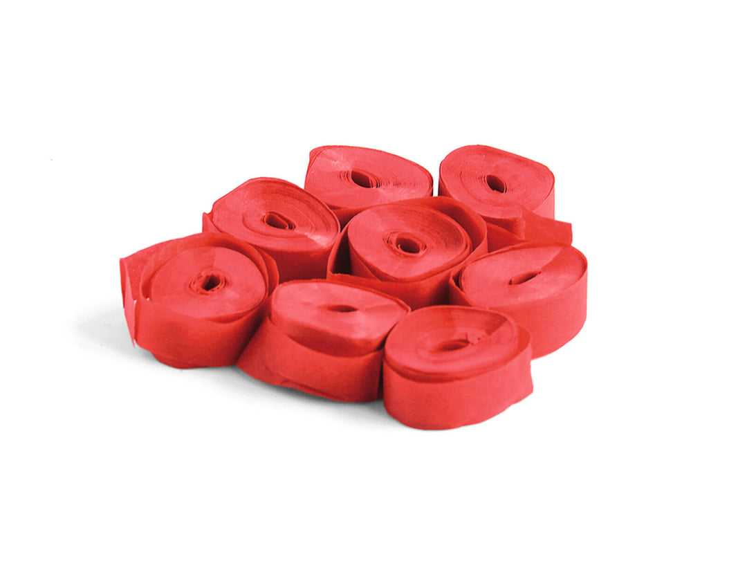 TCM FX Serpentins Slowfall 5mx0.85cm, rouges, 100x