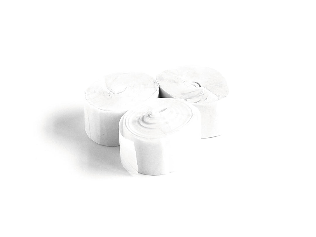 TCM FX Slowfall Streamers 10mx1.5cm, blanc, 32x