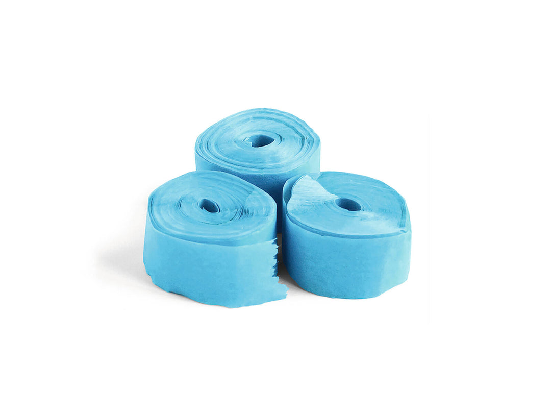 TCM FX Slowfall Streamers 10mx1.5cm, bleu clair, 32x