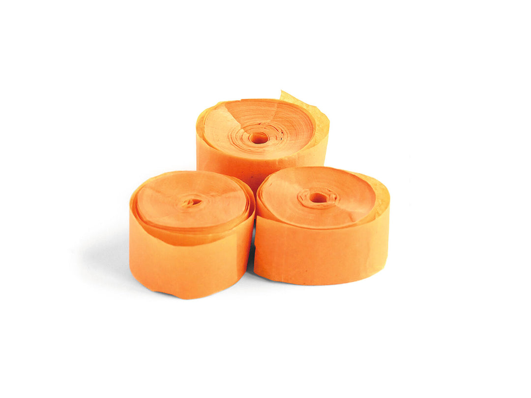TCM FX Slowfall Serpentins 10mx1.5cm, orange, 32x