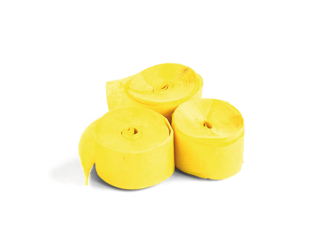 TCM FX Slowfall Streamers 10mx1.5cm, jaune, 32x