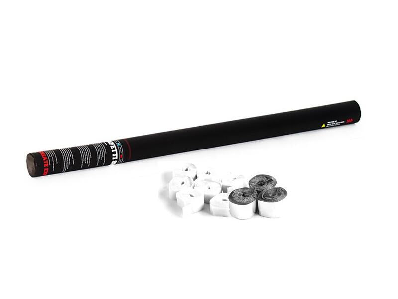 TCM FX Canon à streamers portatif 80cm, blanc/argent