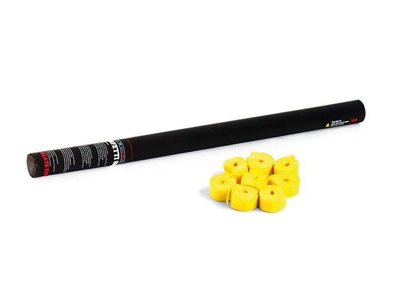 TCM FX Canon à banderoles portatif 80cm, jaune