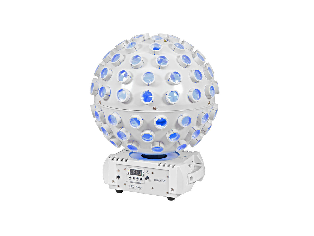 EUROLITE Set LED B-40 Laser Beam Effect white + Case