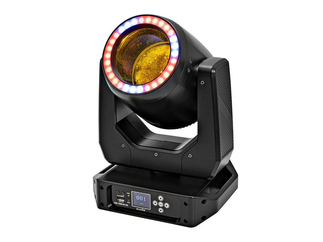 Projecteur à Tâtes Mobiles OMNITRONIC LED TMH-B120 Hypno Beam