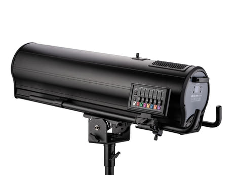 EUROLITE LED SL-1000 MFZ DMX projecteur de recherche avec flight case