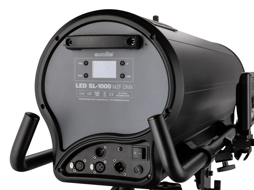 EUROLITE LED SL-1000 MFZ DMX projecteur de recherche avec flight case
