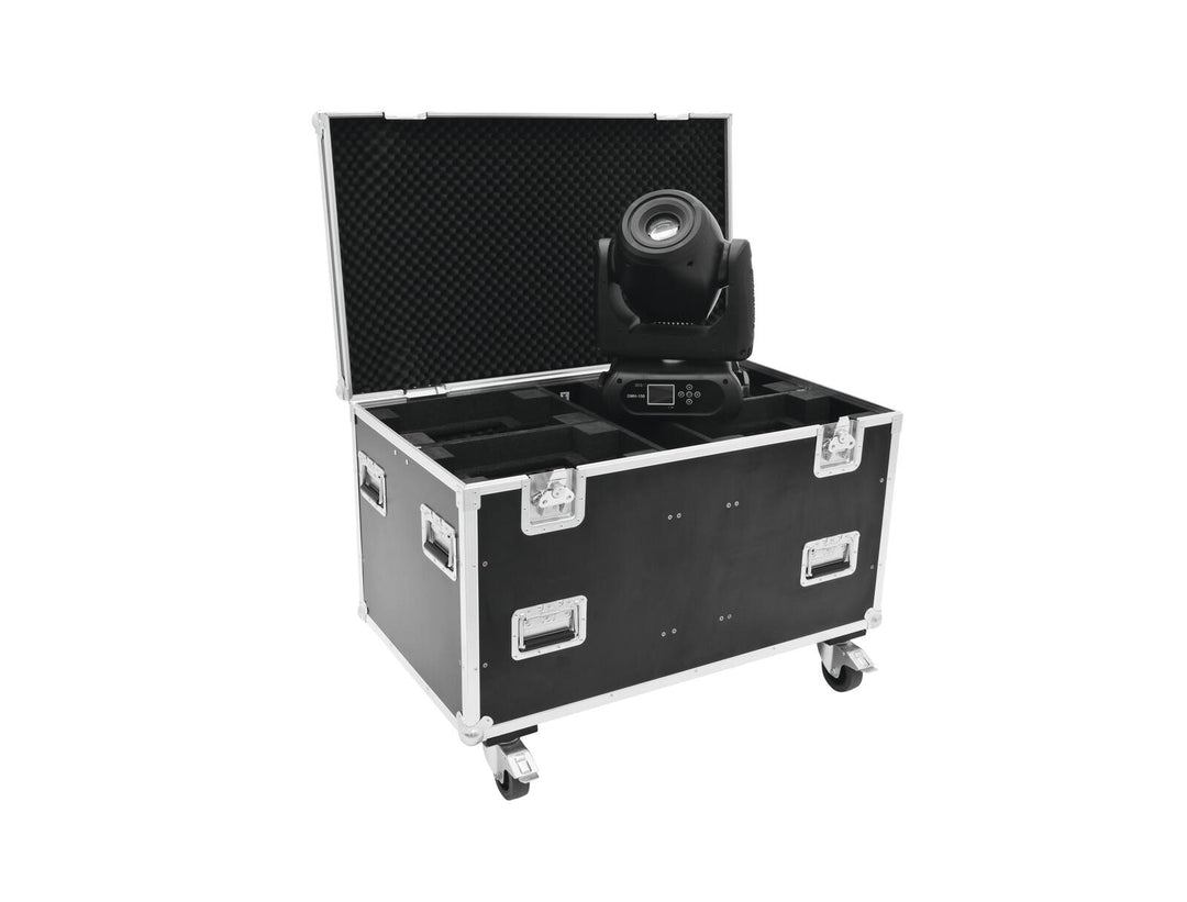 ROADINGER Flight-case 4x DMH-90/150/DMB-160/PLB-230