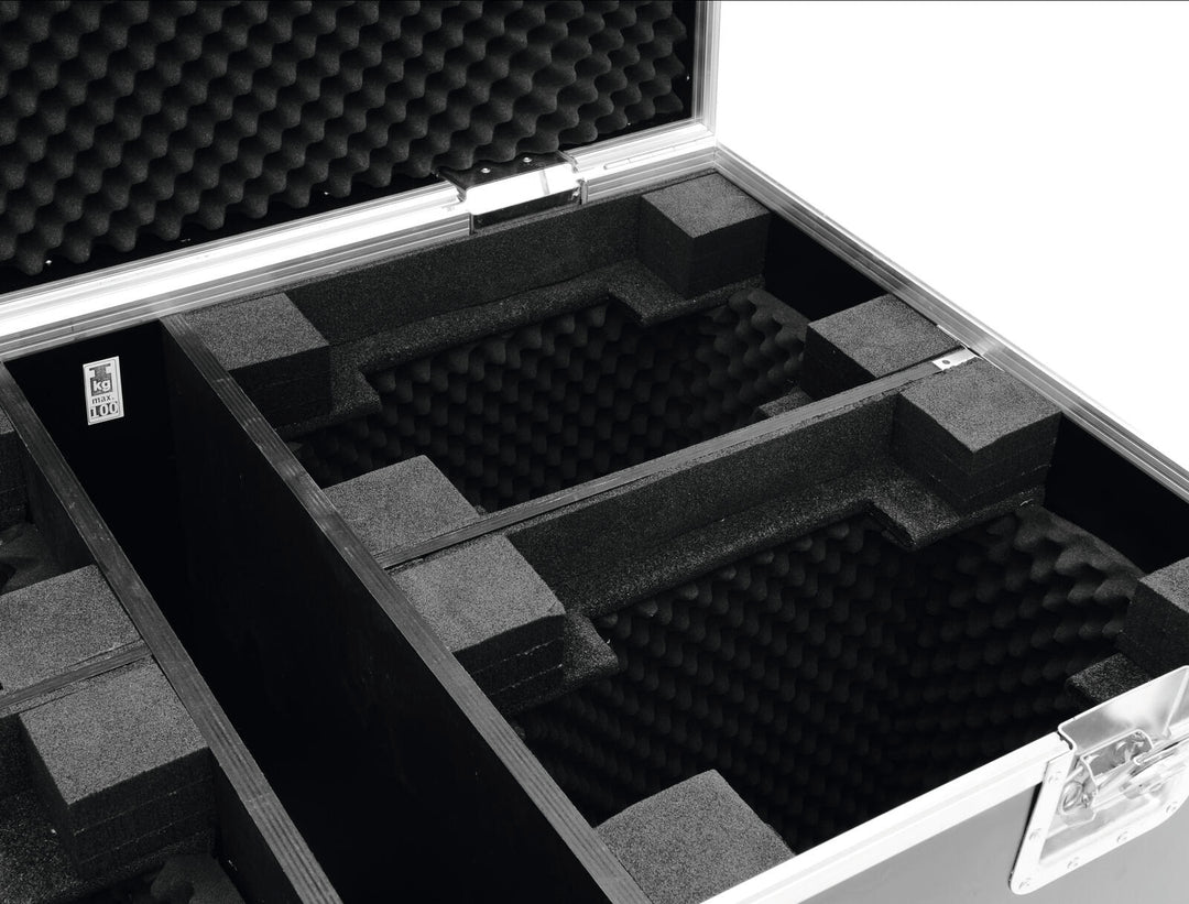 ROADINGER Flight-case 4x DMH-90/150/DMB-160/PLB-230