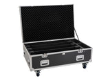 EUROLITE Set 4x LED BAR-8 SWING QCL bar + Flightcase with wheels