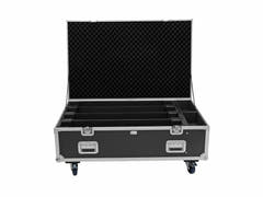 ROADINGER Flightcase PRO 4x LED BAR-8 SWING avec roulettes