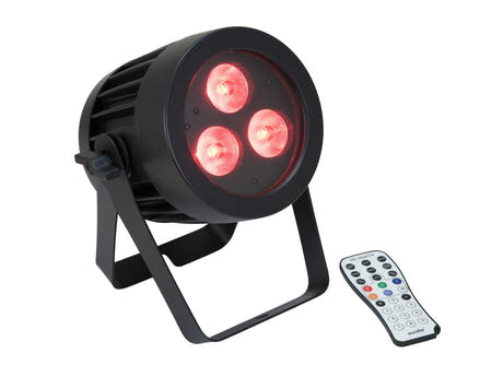 EUROLITE LED IP PAR 3x8W QCL projecteur