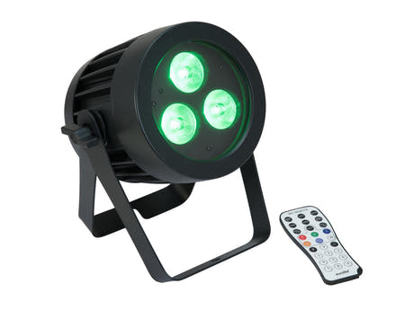 EUROLITE LED IP PAR 3x9W SCL Projecteur