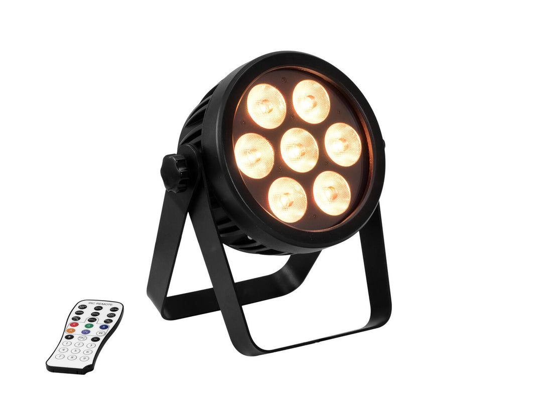 EUROLITE Set 4x LED 7C-7 Silent Slim Spot + étui